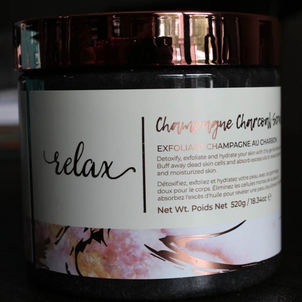 Champagne Charcoal Scrub